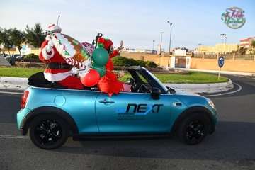 La caravana de Papá Noel inunda Telde de magia y alegría/Francisco Javier Santana.